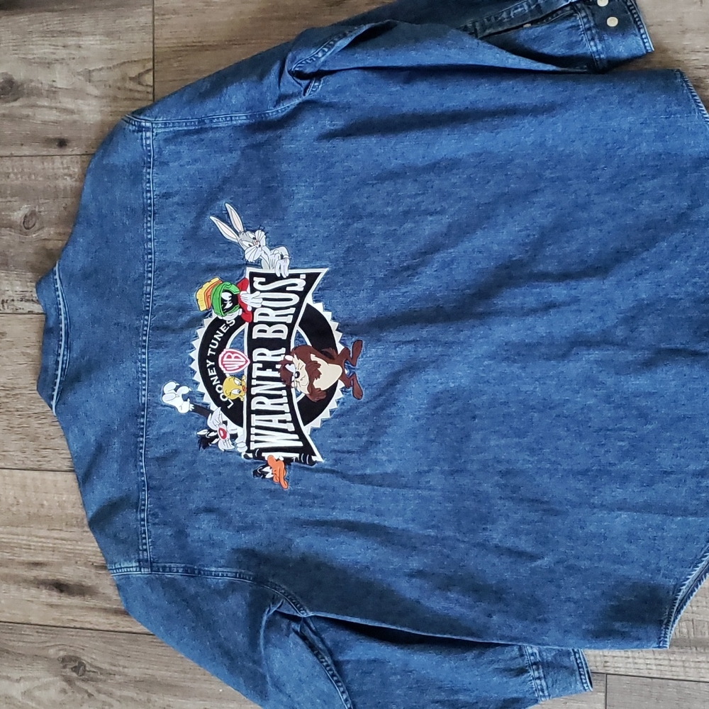 1999 Warner Brothers Looney toons demin shirt